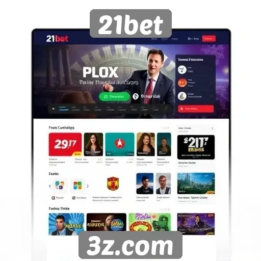 Interface de usuário e experiência no 21bet